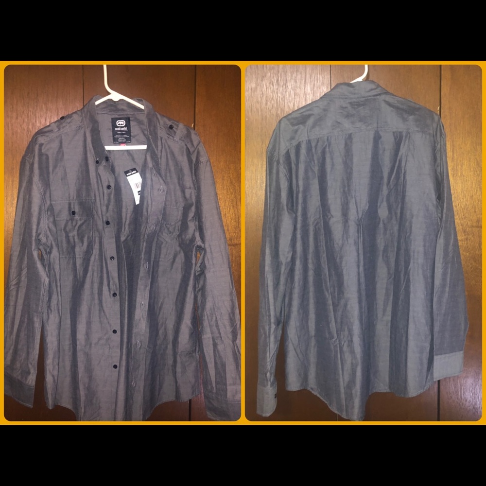 ECKO UNLTD. Business/Dress shirt with collar.